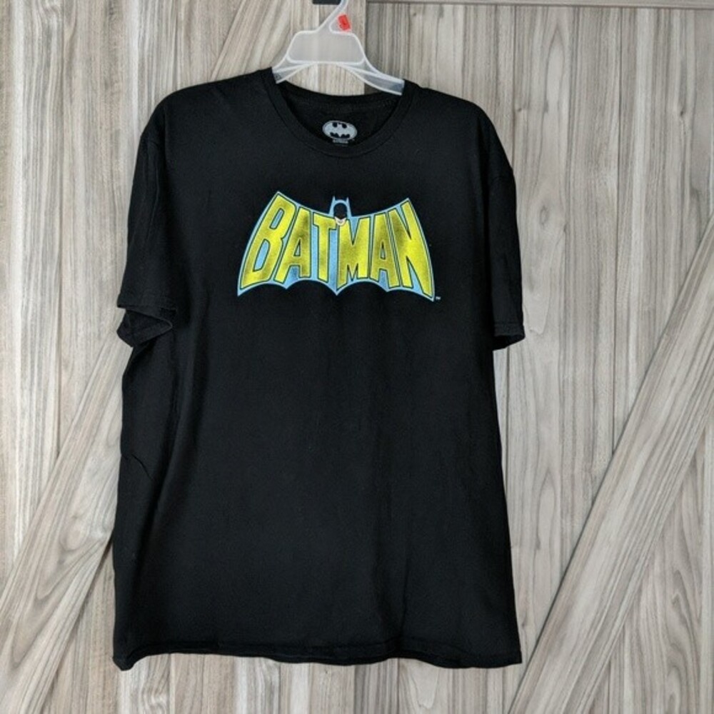 Batman Men's Black Short Sleeve Graphic Tee Size XL